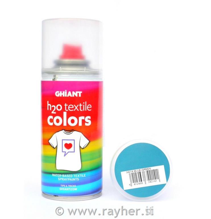 GHIANT H2O sprej za tekstil 150 ml modro zelen