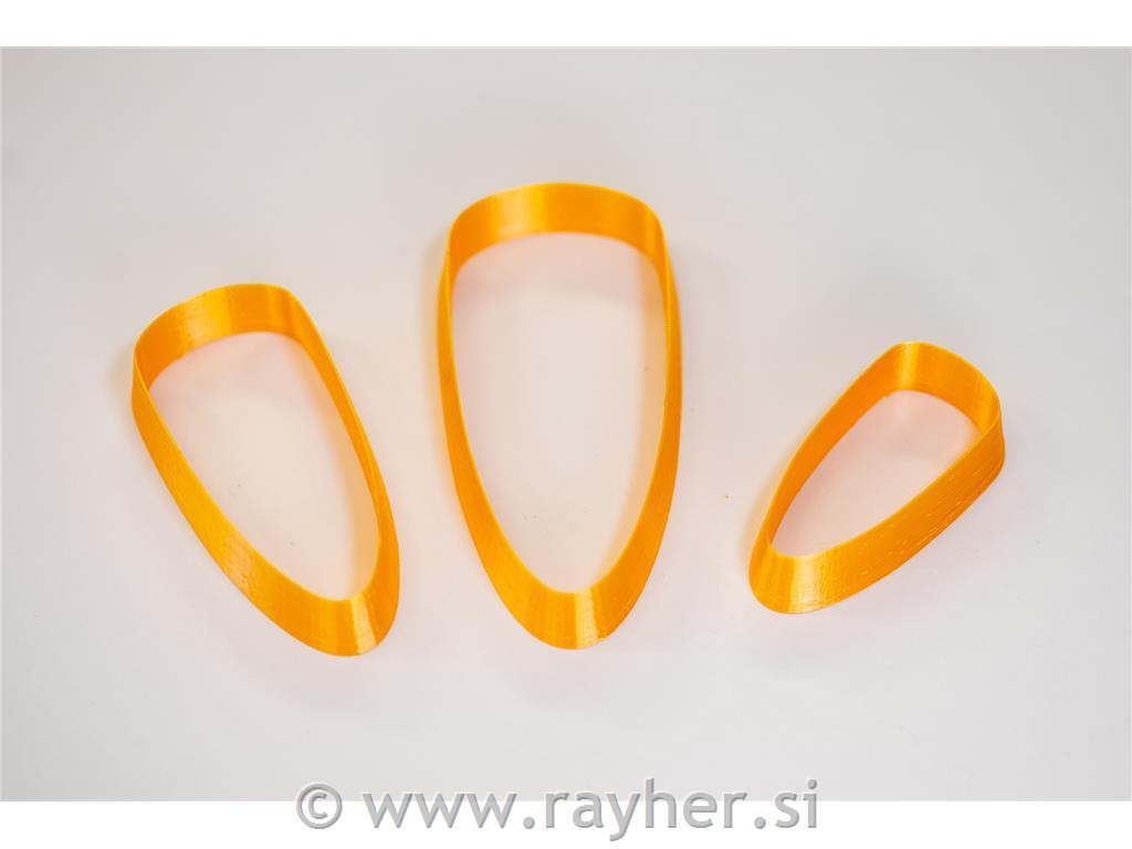 Izsekovalci dolgin 45-75 mm set 3