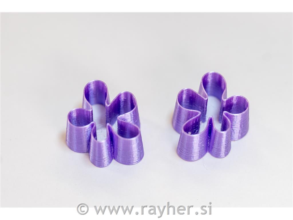 Izsekovalci rožica L+D 20 mm set 2