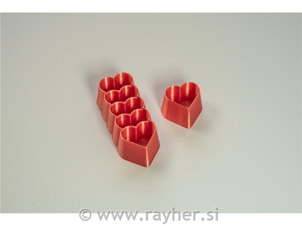 Izsekovalci heart hoops 40 mm set 2