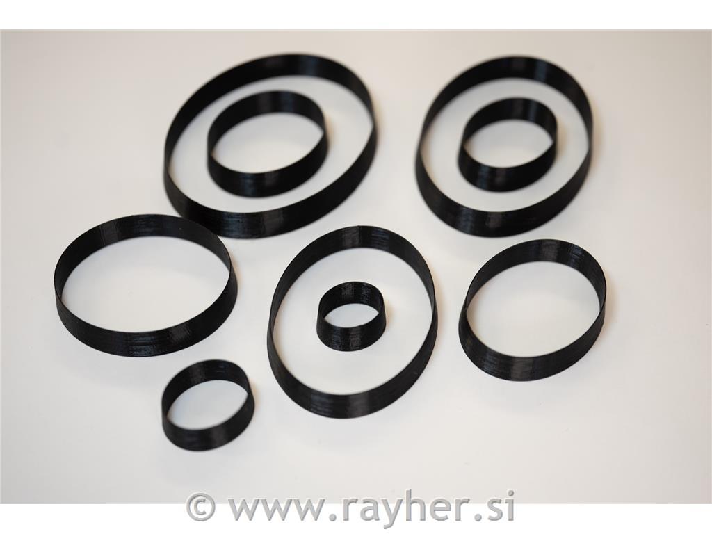 Izsekovalci ovali 20-76mm set 9