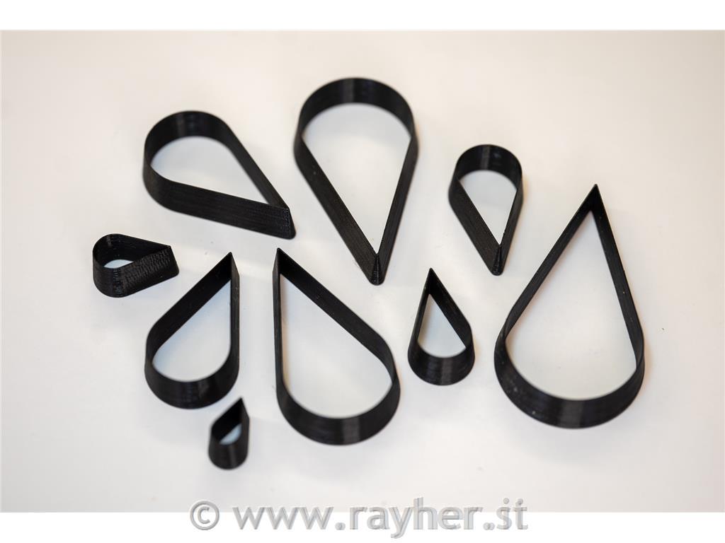 Izsekovalci solzice 14-70 mm set 9