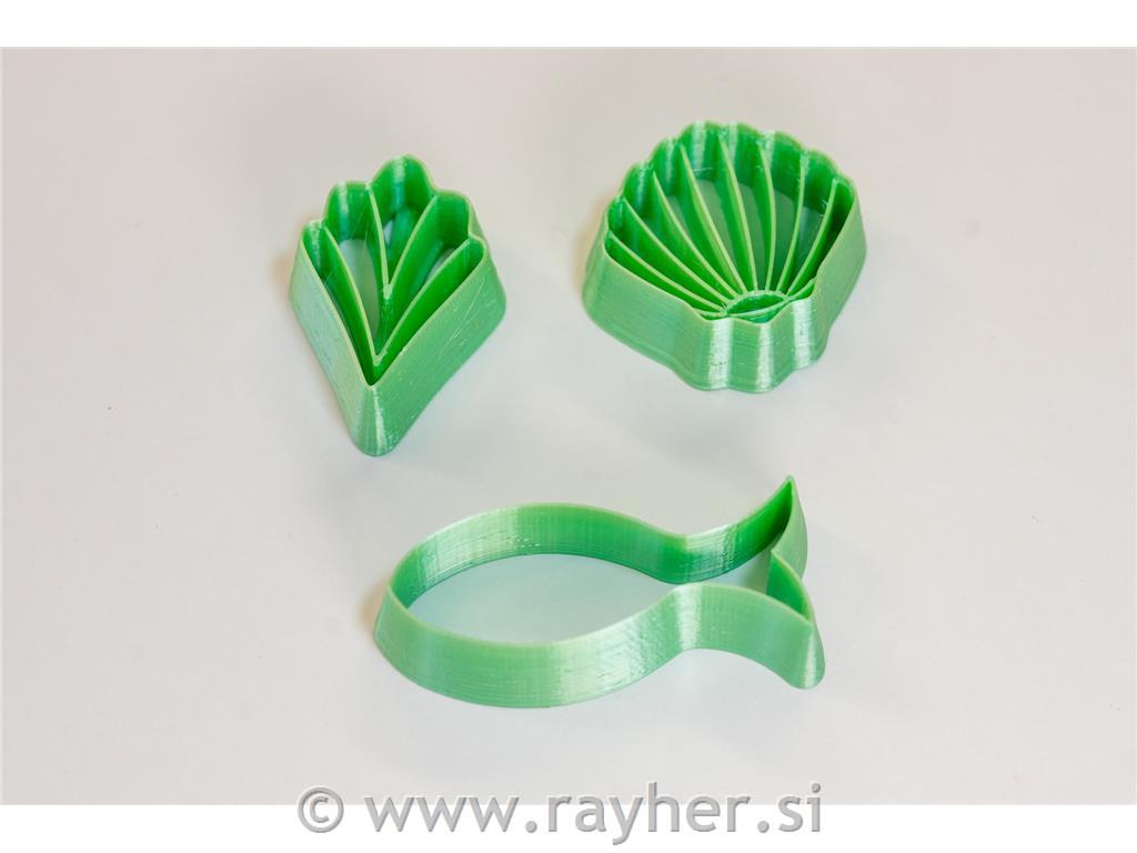 Izsekovalci poletni 30-45 mm set 3