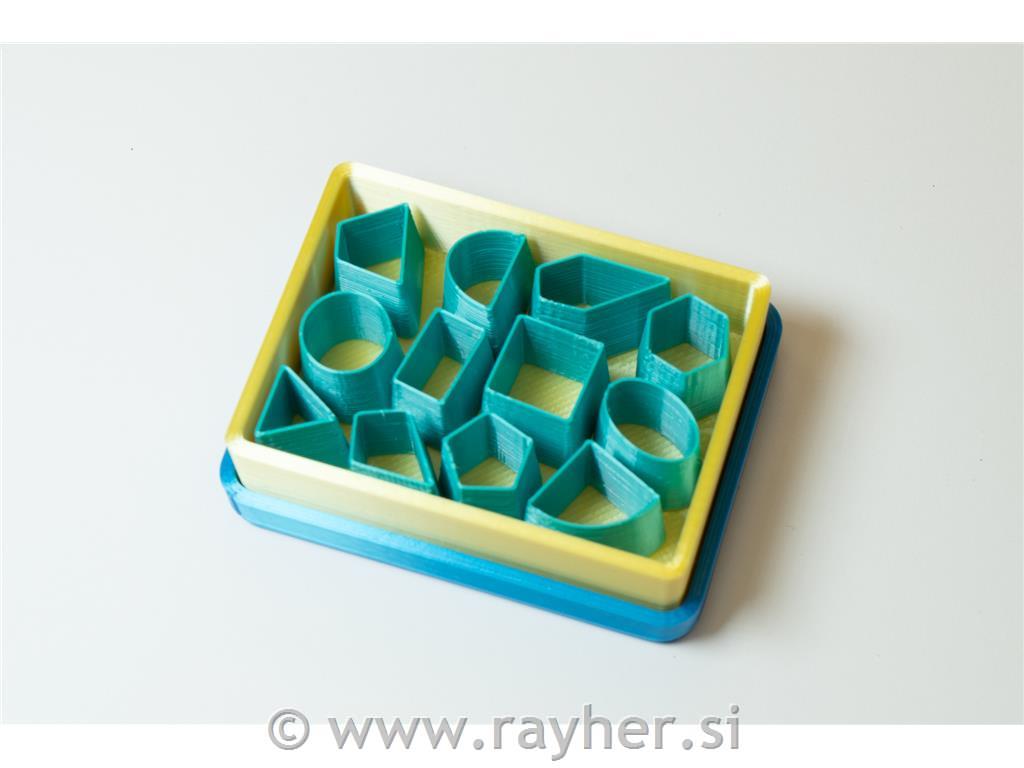 Izsekovalci mikro uhani set 12