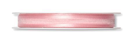 TRAK ORGANZA Z OBROBO, ROZA, 1M, 10MM