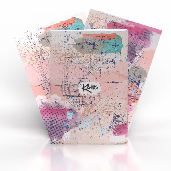 Zvezek KAOS črtni, 80-listni, 1 kos