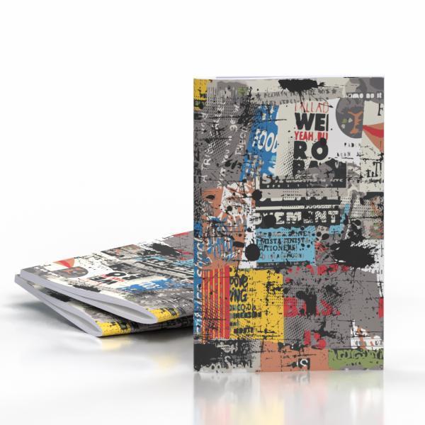 Zvezek KAOS črtni, 80-listni, 1 kos