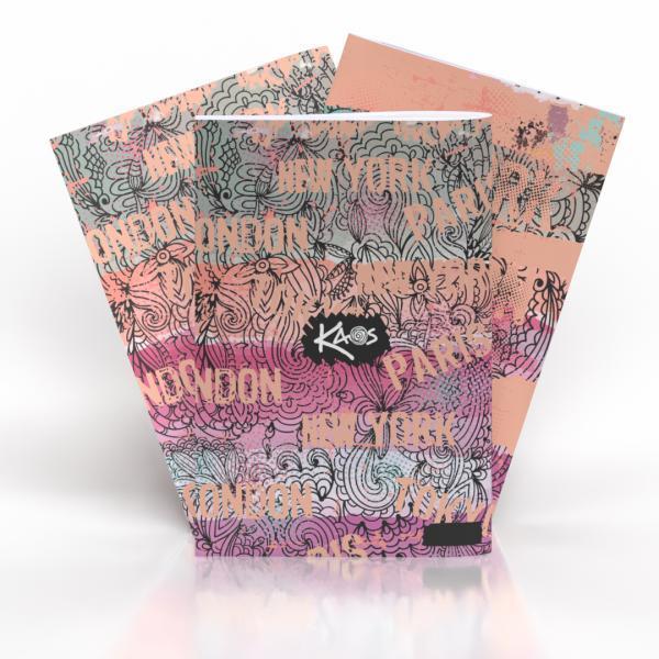 Zvezek KAOS mali karo (5x5mm), 52-listni