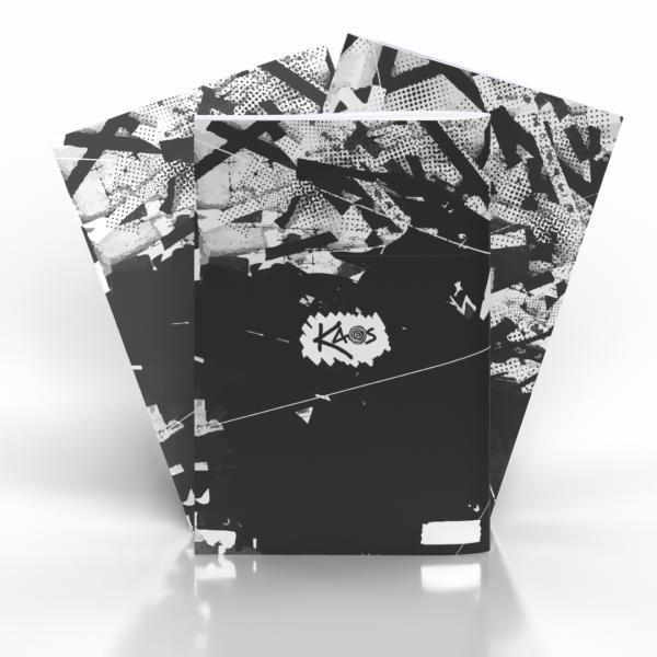 Zvezek KAOS mali karo (5x5mm), 52-listni