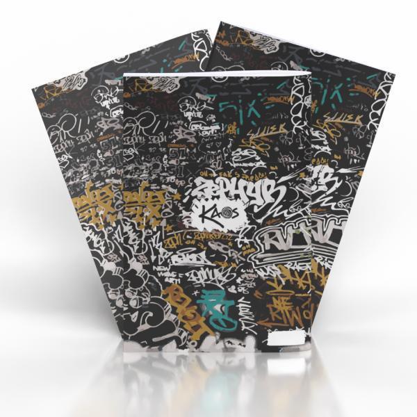 Zvezek KAOS mali karo (5x5mm), 52-listni