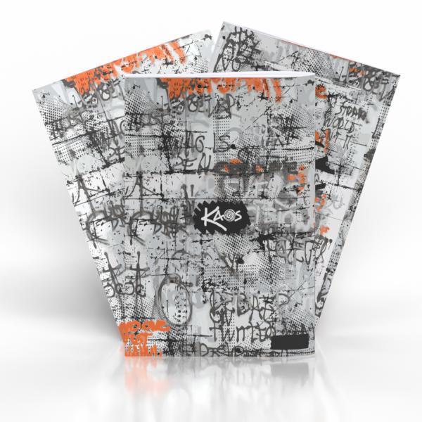 Zvezek KAOS mali karo (5x5mm), 52-listni