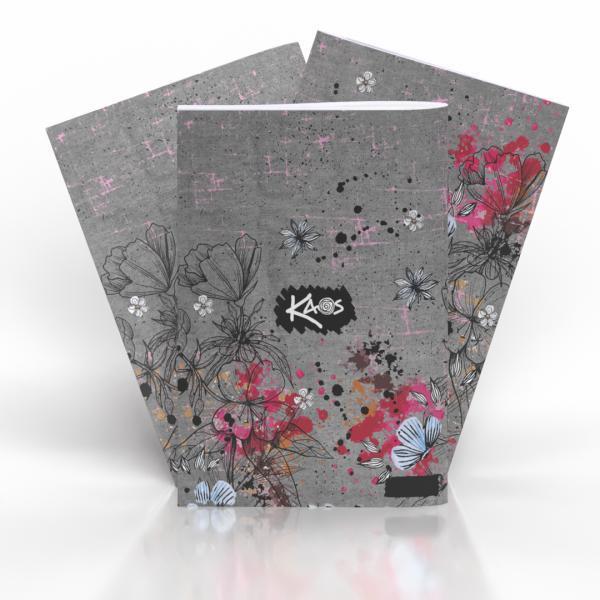 Zvezek KAOS brezčrtni, 52-listni, 1 kos