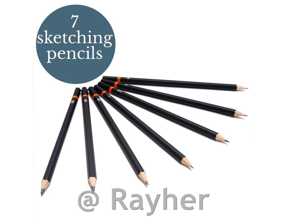 Large Sketching Set in Wooden Box