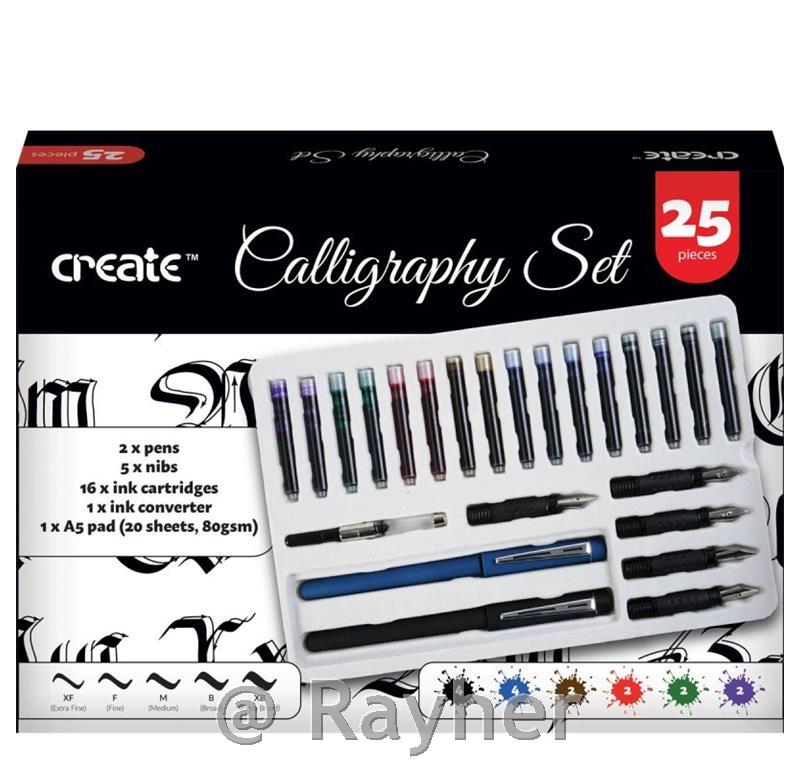 Create Calligraphy Set – 25 Piece