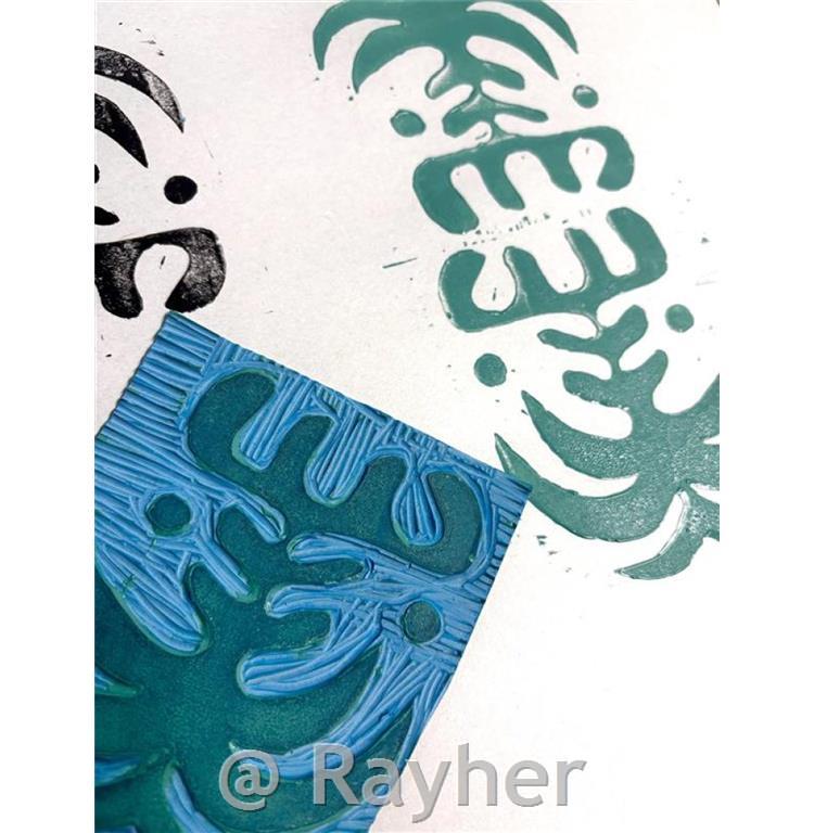 Linolej mehak 15,2 × 20,3 cm