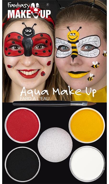 Barva za obraz in telo Fantasy set 6, Čebelica, Pikapolonica