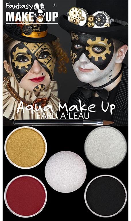 Barva za obraz in telo Fantasy set 6, Beneške maske