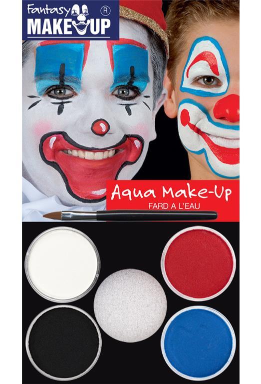 Barva za obraz in telo Fantasy set 6, Klovn