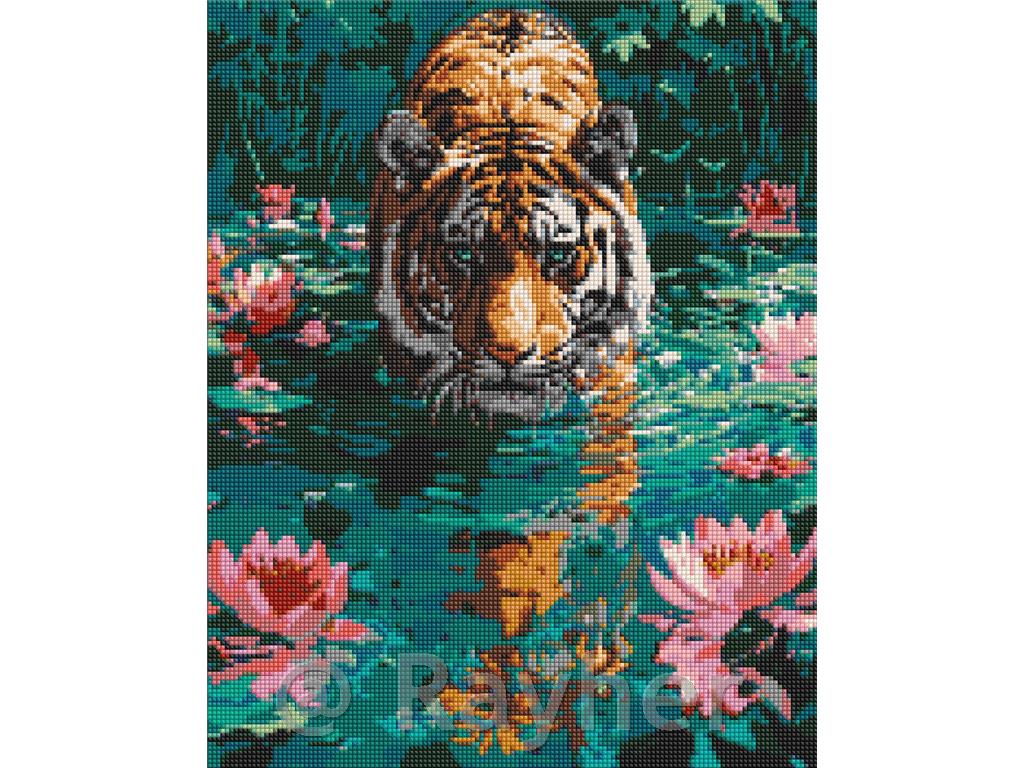 Diamantni mozaik, A tiger on the hunt
