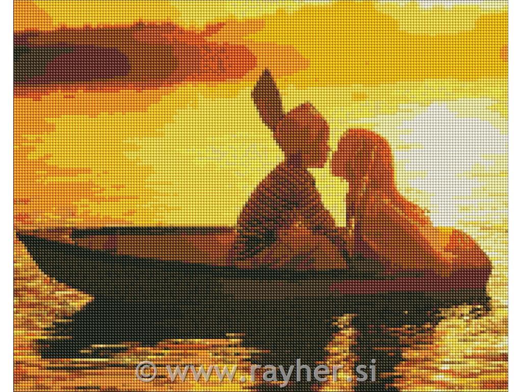 Diamantni mozaik, The first love, 40x50 cm