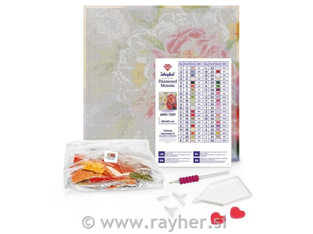 Diamantni mozaik, Seascape, 40x40 cm