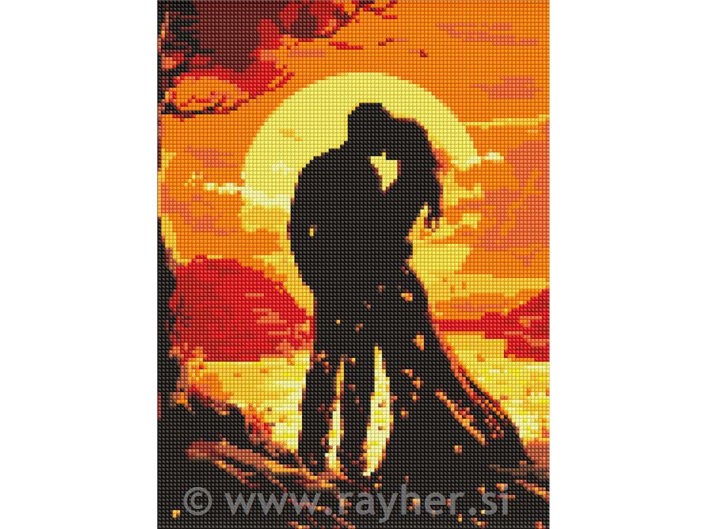 Diamantni mozaik, Romance of the senses, 30x40 cm