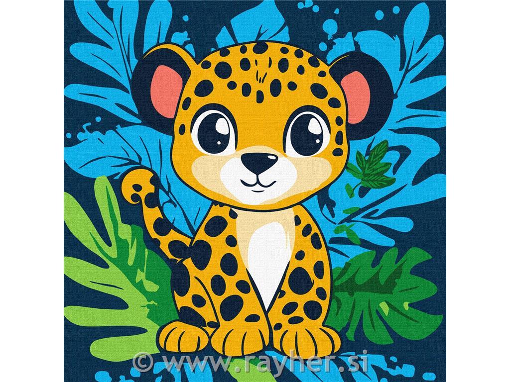 Painting by Numbers Kids, Leopard