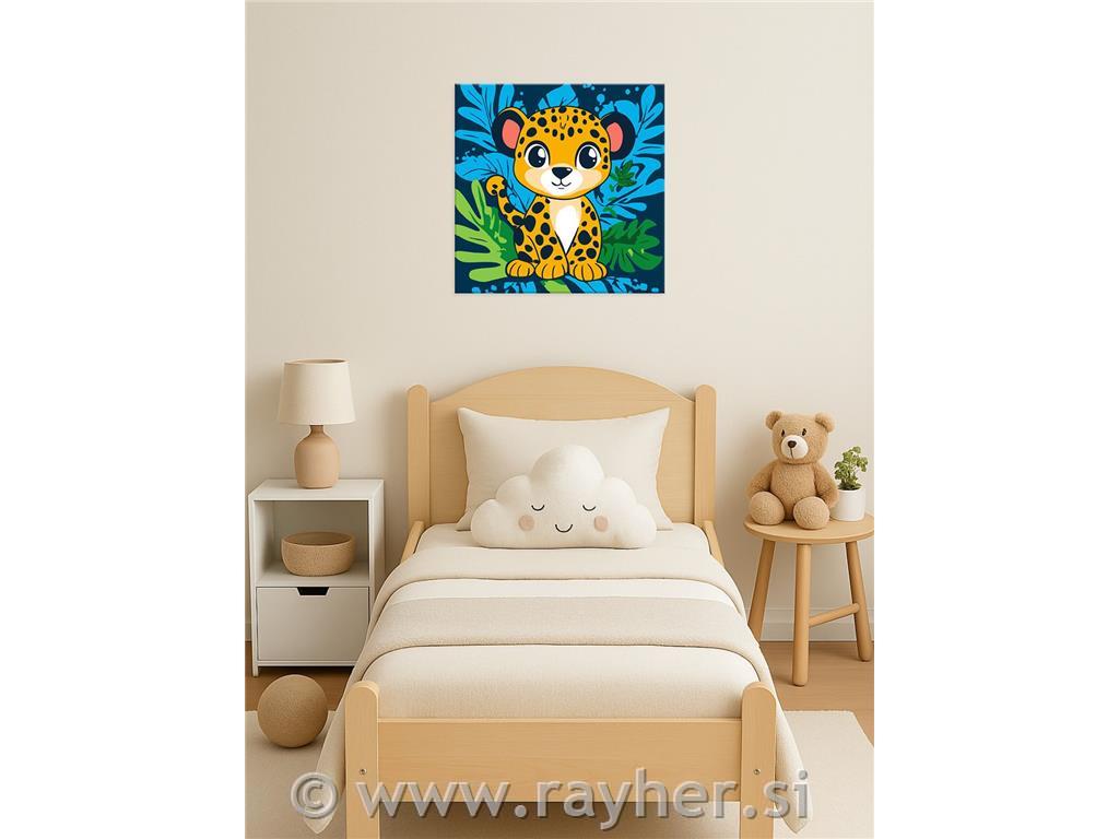Painting by Numbers Kids, Leopard