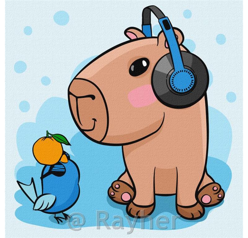 Slikanje po številkah, Capybara