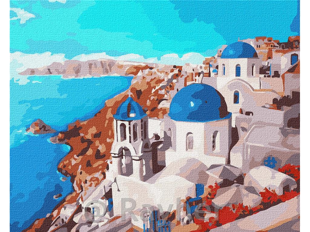 Slikanje po številkah, Santorini