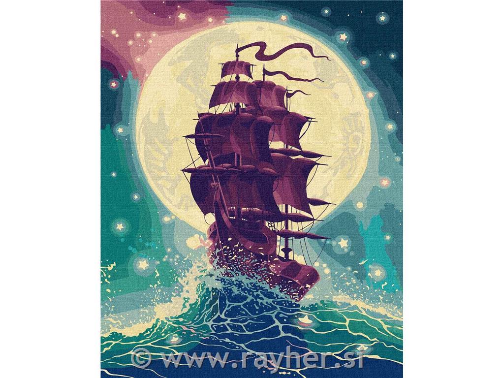 Painting by Numbers, Through the waves, 40x50 cm