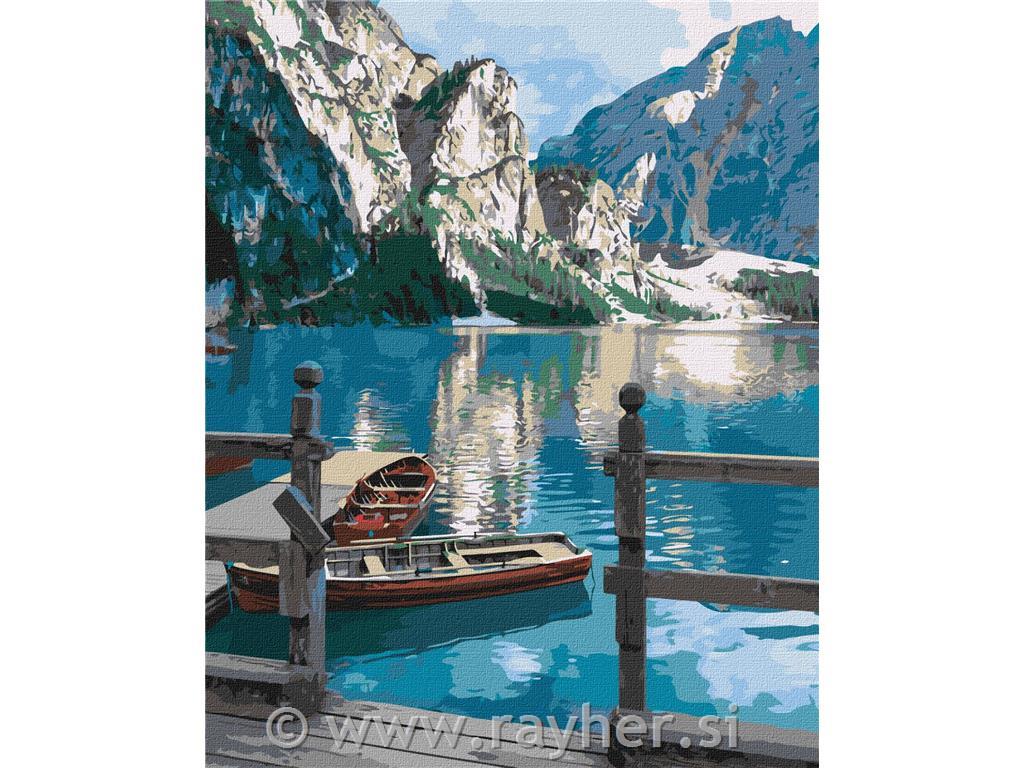 Painting by Numbers, Mountain peace, 40x50 cm