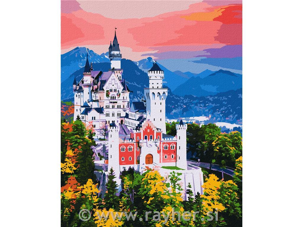 Slikanje po številkah, Fairy tale German, 40x50 cm