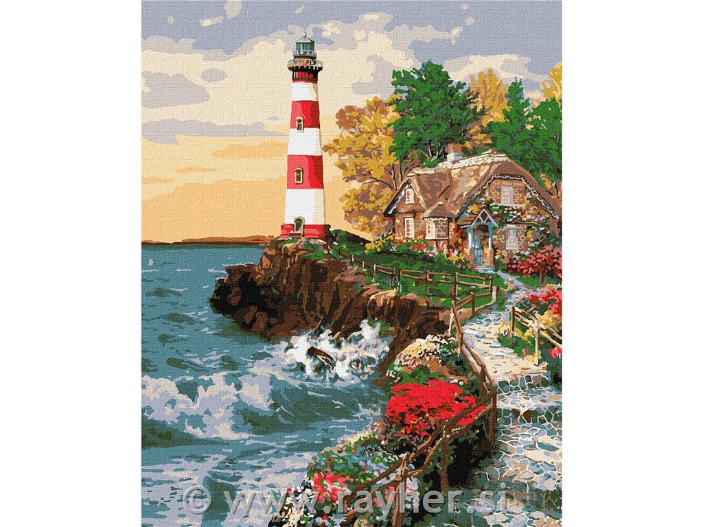 Slikanje po številkah, Light tower, 40x50 cm