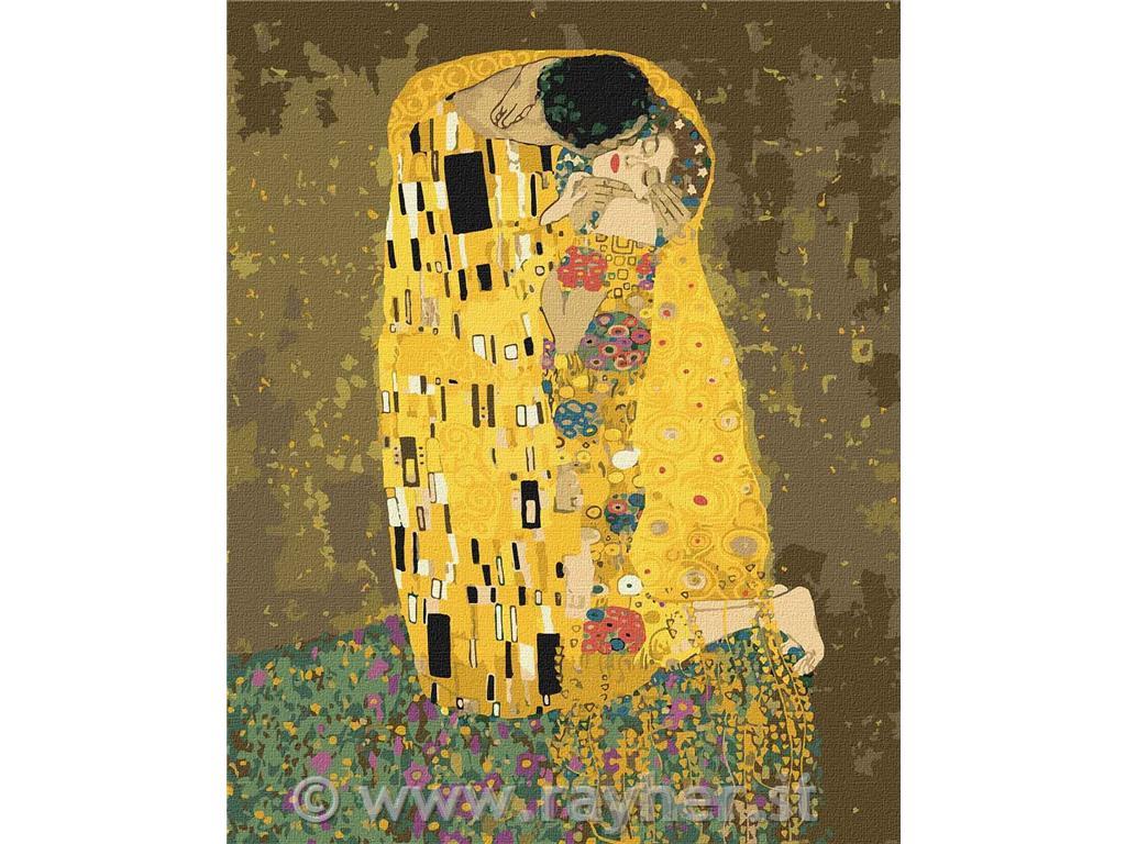 Painting by Numbers, Kiss 2, Gustav Klim, 40x50 cm