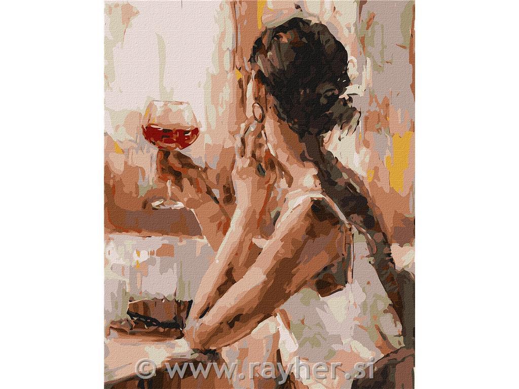 Slikanje po številkah, Mysterious stranger, 40x50 cm