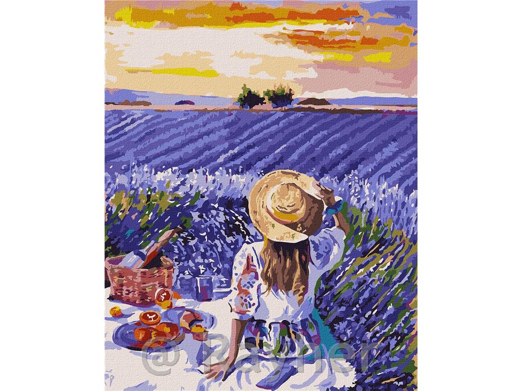 Slikanje po številkah, Lavender picnic
