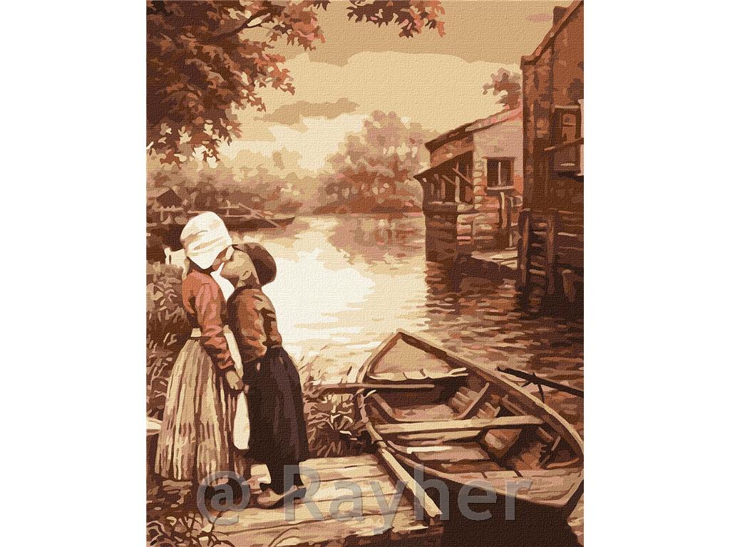 Slikanje po številkah, The first kiss