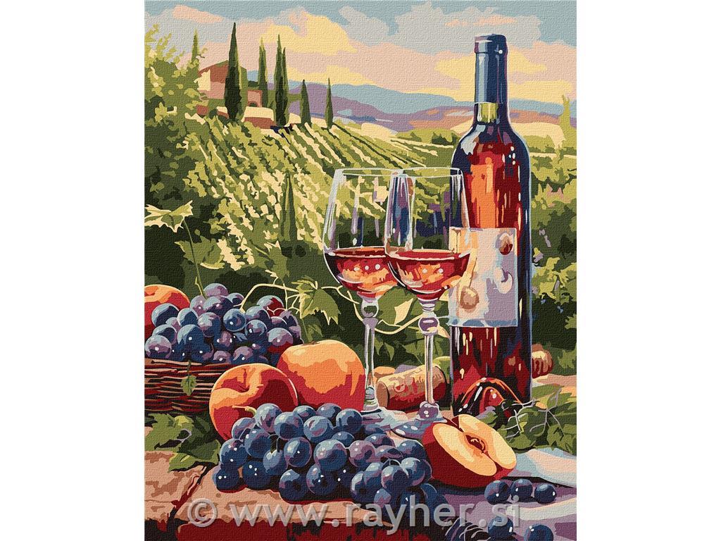 Painting by Numbers, Fruit wine, 40x50 cm