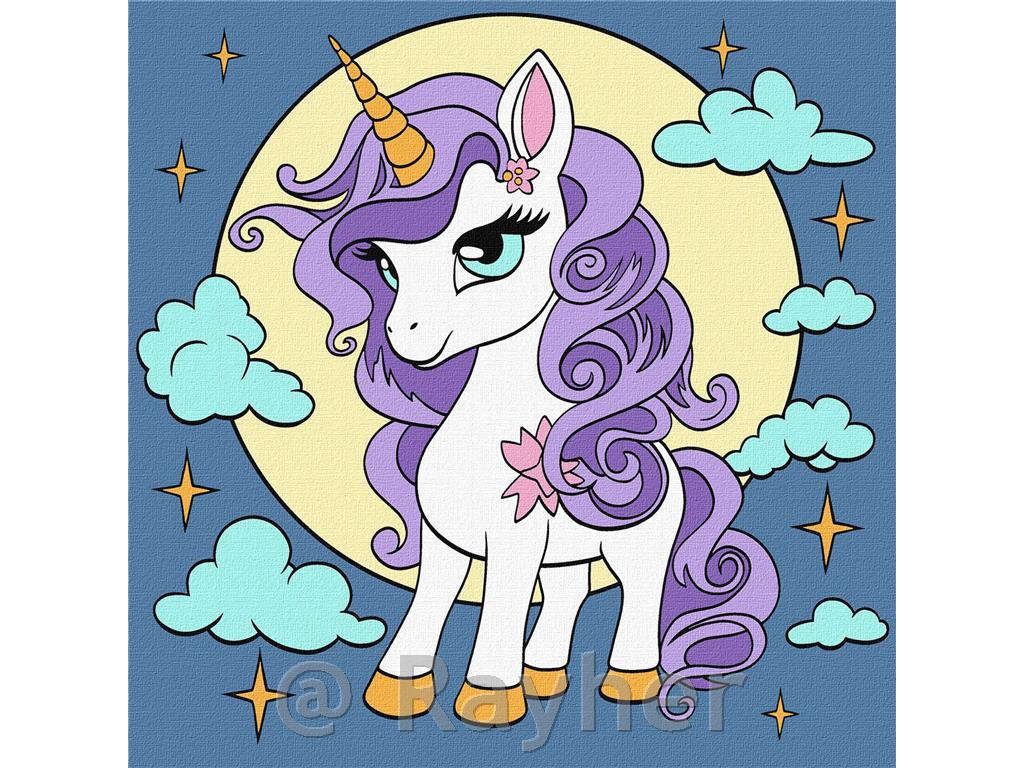 Slikanje po številkah, Fairytale unicorn