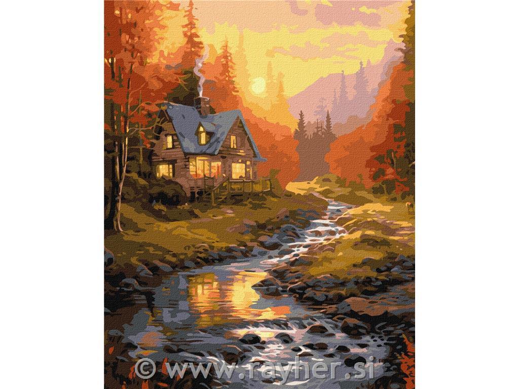 Slikanje po številkah, Sunny Valley, 40x50 cm