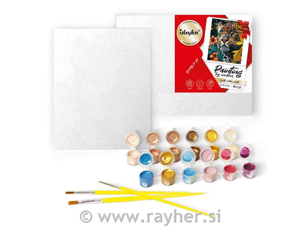 Slikanje po številkah, Lotus under the glow, 40x50 cm