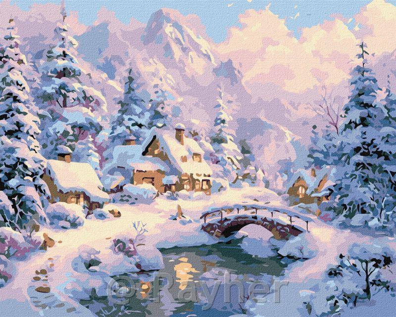 Slikanje po številkah, Winter comfort among the mountains