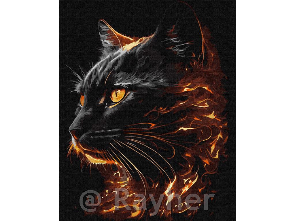 Slikanje po številkah, Fiery Beauty, 40x50 cm