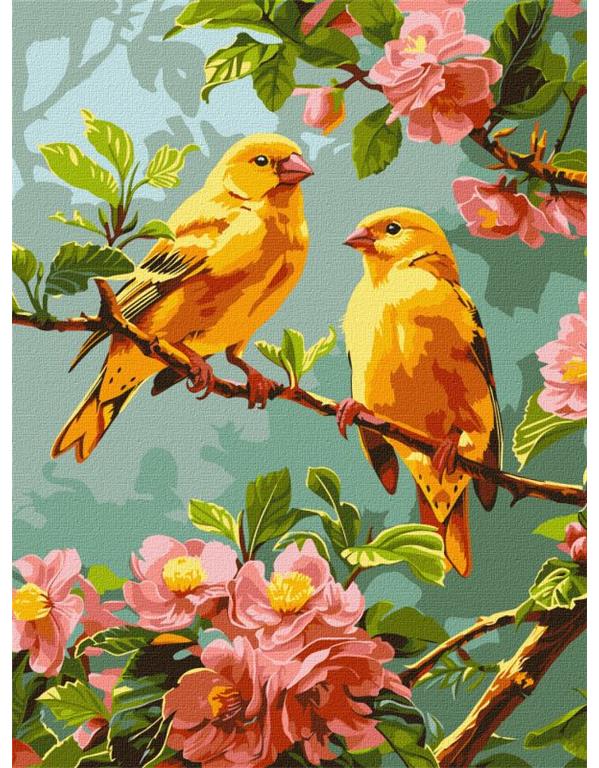 Slikanje po številkah, Spring canaries