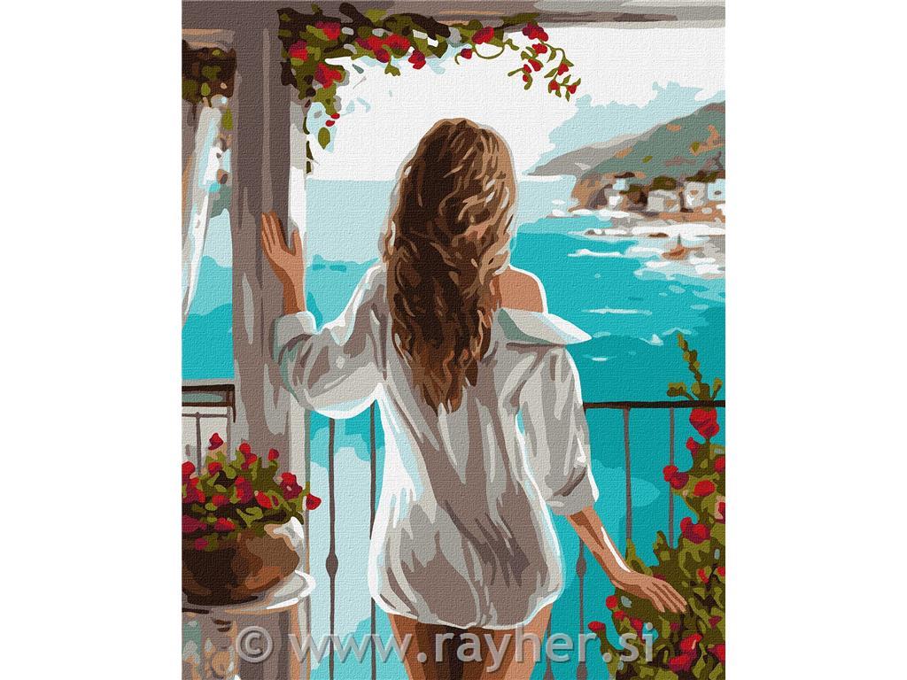 Slikanje po številkah, Sea distance, 40x50 cm