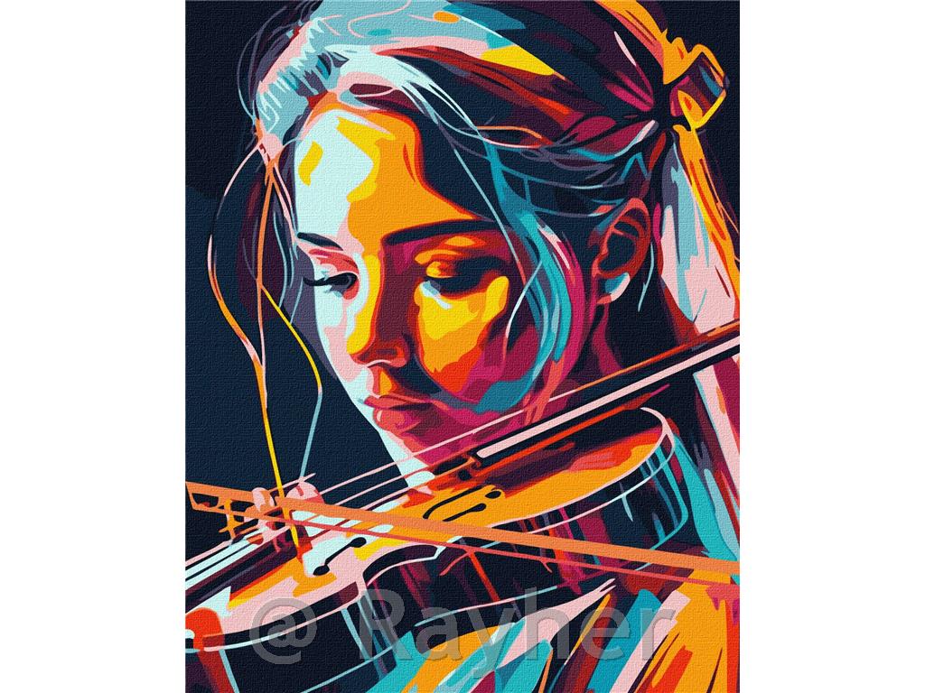 Slikanje po številkah, Virtuoso violinist