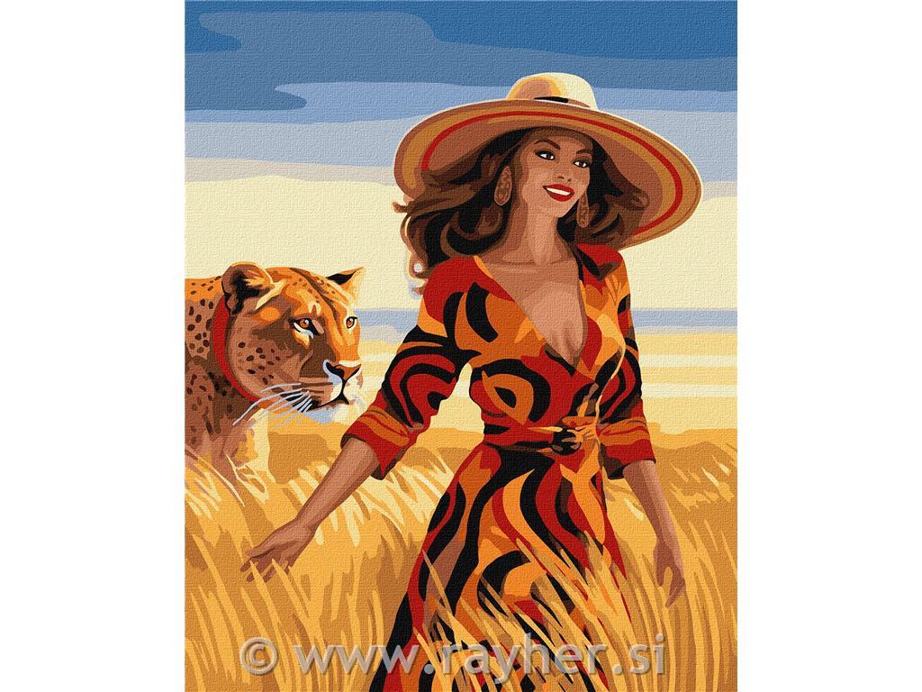 Painting by Numbers,Walk in the field, 40x50 cm