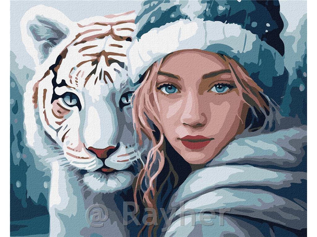 Painting by Numbers, Winter warmth, 40x50 cm