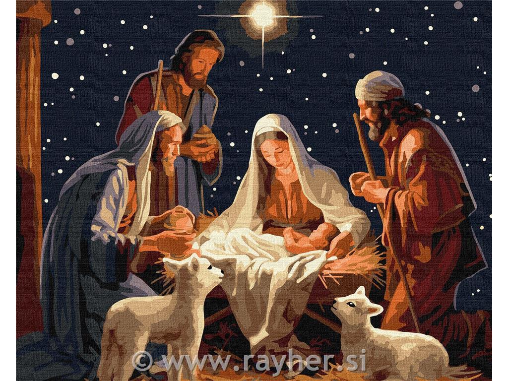 Slikanje po številkah, Mystery of Christmas, 40x50 cm